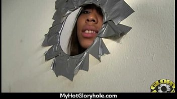 Preview 1 of Sexy Hot Sex Girls Nude - Nasty Slut Sucks Big Cock At Gloryhole 14