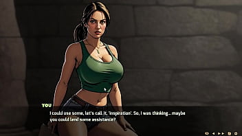 Preview 3 of Updown Sex - Lara goes to a cave and sits on her friend&#039_s dick