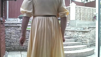 Preview 1 of Pashtoon Com - Yellow Dress Outdoors - Johanna Clayton