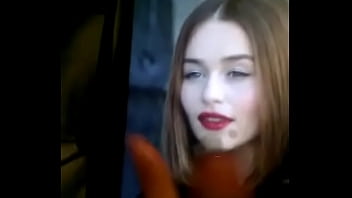Preview 4 of Girls Xex Water - Emilia Clarke Cum Tribute