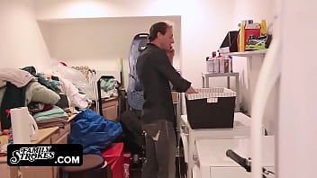 Preview 1 of Eros Max - Teen stepdaughter spunked