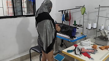 Preview 1 of Alexis Texas With Jordi - Indian seamstress masturbates deliciously in the clothing workshop