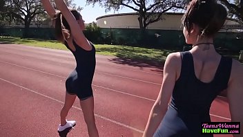 Preview 1 of Xx Video Nice - Real athletic teen lesbos