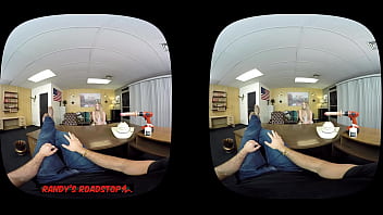 Preview 2 of Kira Noria - Harley Jade does it for the money - Randy&#039_s Roadstop VR - VR Porn