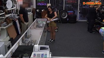 Preview 1 of Eting Scat - Busty girl banged by pawn dude