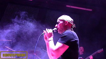 Preview 1 of Redhead Toys With Her Sweet Ass - Striptease on stage with live music