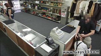 Preview 3 of Emo Girl Handcuffed - Cute naked straight guy giving head and straight men who masturbate