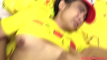 Preview 4 of Innocent Amateur Casting - Ladyboy Pokemon Yoyo Bareback