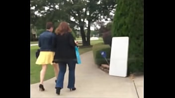 Preview 1 of 45 Yrs Lisa Anna Videos - Short skitrt babe