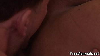 Preview 3 of Nancy Porn Come - Trans babe tugging cock