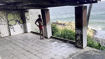 Preview 4 of Xxex In Girl - Showing off around the Beach - Salvador - Red Thong