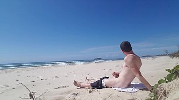 Preview 2 of Small Boys Kissing - Beach Jerk Off 2