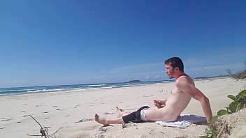 Preview 4 of Small Boys Kissing - Beach Jerk Off 2