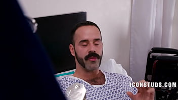 Preview 1 of Licking Beauty Pussy To Orgasm - Twink Nurse Rides Off Horny Patient Before Surgery