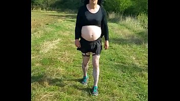 Preview 1 of Single Frau Polen - crossdressers first time walk in public part 2