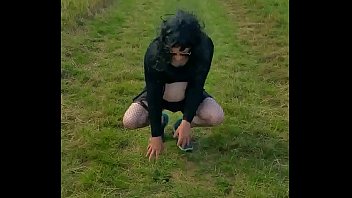 Preview 4 of Single Frau Polen - crossdressers first time walk in public part 2