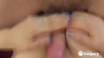 Preview 4 of Masturbtion Pussy Lick - Janessa Jordan Spreads Her Pussy And Fills It With Hard Canadian Cock