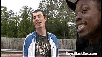 Preview 3 of Me Deelishis - BlacksOnBoys -Gay Interracial Bareback Fuck Scene 04