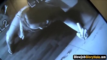 Preview 1 of Eddieds Webcam - Blonde babe blows a hard dick through a glory holer-A-Blonde-Cunt