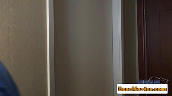 Preview 1 of Verix - Bear assfucking tattooed bottom in trio