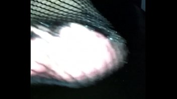 Preview 1 of Briony T Porn - Nylon Fishnet Fetish Cum