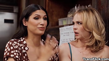 Preview 2 of Mistress Ezada Sinn Ballbusting - Vanessa Vega caught her office coworkers Zariah Aura and Lilly Bell getting frisky and makes them agree to her deal