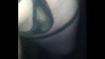 Preview 1 of Angela Hunter - In the Wood only with G-String and Fishnet Stockings