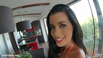 Preview 2 of Watch Granny Wank - Givemepink April Blue has a perfect bubbly ass and enjoys a nice dildo in her tw