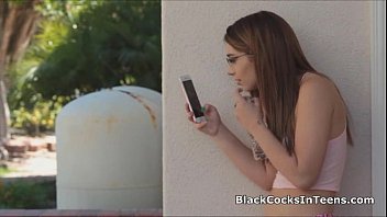 Preview 3 of Cam Squirt Orgasm - Perky teen filled with big black cock