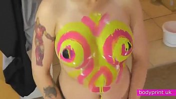 Preview 3 of Real Teen Incest Vids Free - bodypainting HD