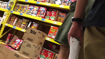 Preview 2 of Rachel Fuck On Sofa - Girl shopping with ass showing in public