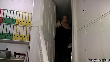 Preview 1 of Free Id Berm - Mega-titted woman is doggystyled on stairs