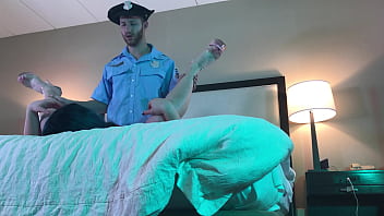 Preview 3 of Xxdxxcom - Police Fucks Hot Trans Woman in Chastity