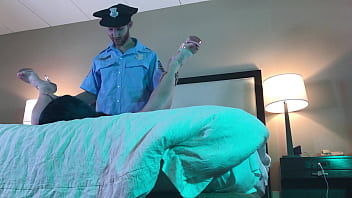 Preview 4 of Xxdxxcom - Police Fucks Hot Trans Woman in Chastity