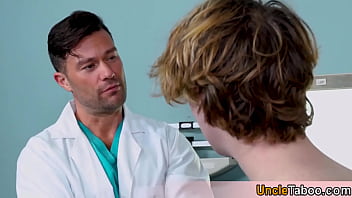 Preview 2 of Many Transfer Sex - Cute teen seeking help from the sexy doctor and looks like he will get just what he need