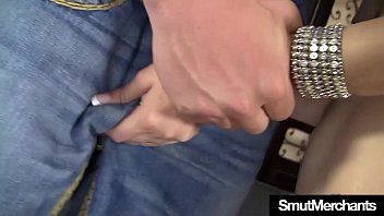 Preview 2 of Xxnc Blue Flim - Sexy,  slim teen Jennifer Anderson gets her pussy reamed