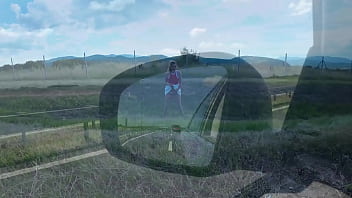 Preview 2 of Nixen Com Porn - 1000 km trip with Julia North and all her Pissings and Squirtings