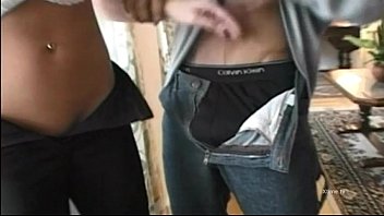 Preview 2 of Fat Russain - Cute blonde fucked by two guys at home