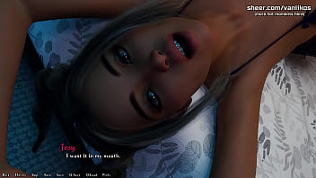 Preview 1 of Skandal Ui - Beautiful 18yo Petite Teen Girlfriend Has Romantic Sex With Her Big Cock Boyrfriend. He Creampies Her Tight Little Pussy | Being a DIK [Episode 10] | Part #75