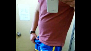 Preview 2 of Bangladeshi Office - Really horny in my blue nylon shorts
