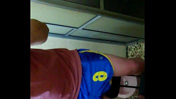 Preview 4 of Bangladeshi Office - Really horny in my blue nylon shorts