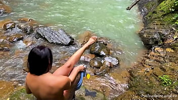 Preview 2 of Indian Xxx Vedios Online - Morbid masturbates while I get naked in the river - Silvana Lee &amp_ Brian Evansx
