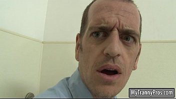 Preview 1 of Force Full Mouth Fuck - Big tits brunette shemale Jessica Foxx banged horny guy