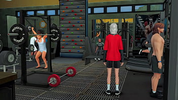 Preview 1 of Hd Rezalt - HARD ANAL GANGBANG IN THE GYM FOR BEARS (SIMS   ANIME HENTAI   SFM)