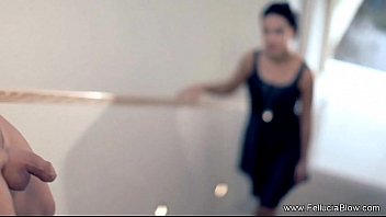 Preview 1 of Brazzer Mom Raz - Excellent Brunette Blowjob Babe