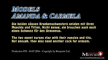Preview 1 of Molly Jane Fuck Step Son - Geile Krankenschwestern beim Fick- und Bi-Spiel - SPM AmandaCarmelaNurse SC120