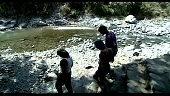 Preview 1 of Babe Benged - Tammi Ann,  Anal Threesome in the River