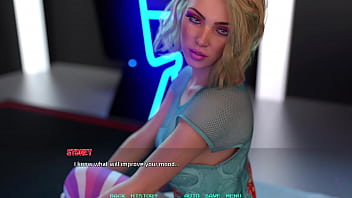 Preview 2 of Nano Ledesh - Name88&#039_s Triangle #20 - Movie Night With Cute Busty Blonde