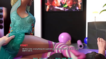 Preview 3 of Nano Ledesh - Name88&#039_s Triangle #20 - Movie Night With Cute Busty Blonde