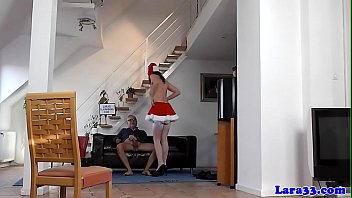 Preview 3 of Sophia Leone Xxx Com New - British christmas milf cockrides in stockings
